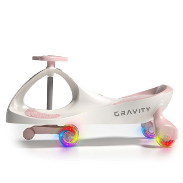 Dětské gravitační odrážedlo Gravity Milly Mally cream pink, Růžová