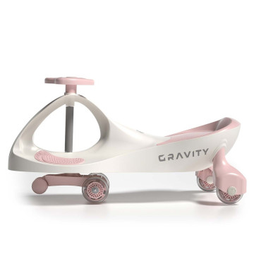 Dětské gravitační odrážedlo Gravity Milly Mally cream pink, Růžová
