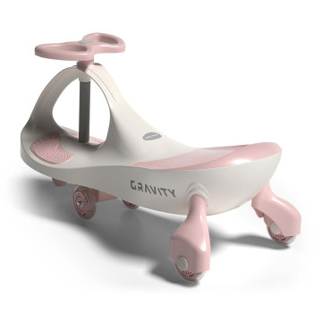 Dětské gravitační odrážedlo Gravity Milly Mally cream pink, Růžová