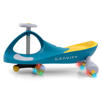 Dětské gravitační odrážedlo Gravity Milly Mally green yellow, Zelená