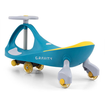 Dětské gravitační odrážedlo Gravity Milly Mally green yellow, Zelená