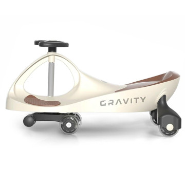 Dětské gravitační odrážedlo Gravity Milly Mally beige brown, Béžová