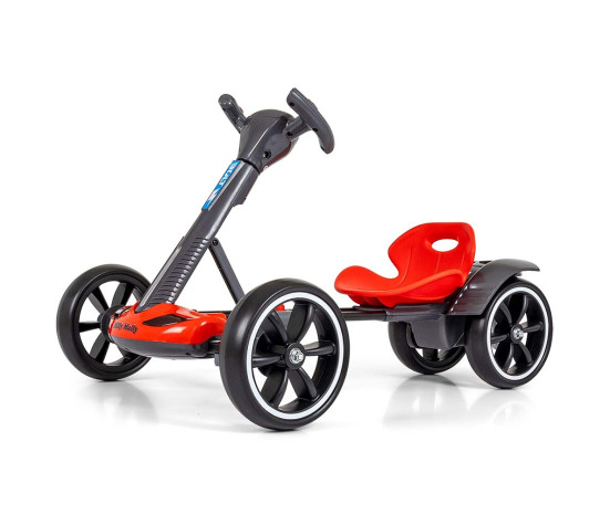 Elektrická motokára s dálkovým ovládáním a LED efekty GOKART BOLT Milly Mally red, Červená