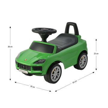 Dětské odrážedlo Milly Mally Porsche Cayenne S green, Zelená