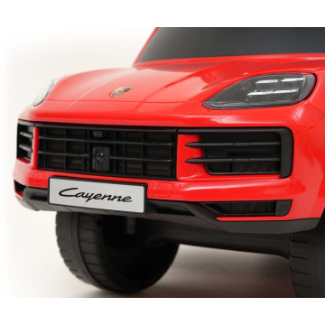 Dětské odrážedlo s vodící tyčí Milly Mally Porsche Cayenne red, Červená