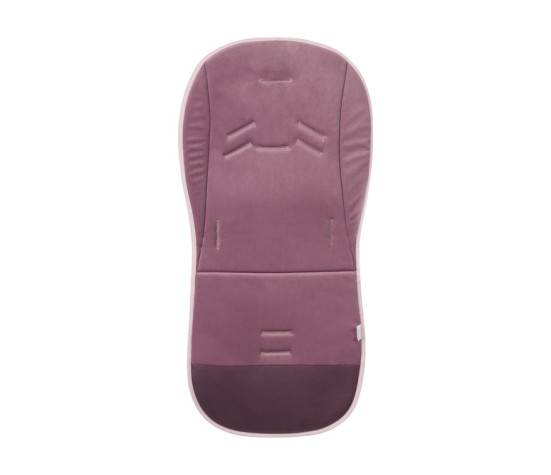 Oboustranná vložka do kočárku, velvet, bavlna, Květinky, růžové