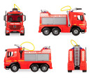 Hasičské auto Giga Trucks Mercedes 66cm