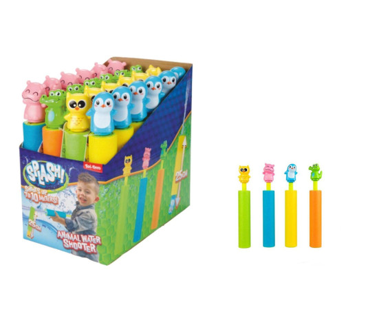 Vodní trubice zvířátko pěnové 25cm 4 druhy 24ks v boxu