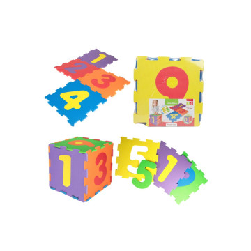 Pěnové puzzle čísla 10ks ve fólii