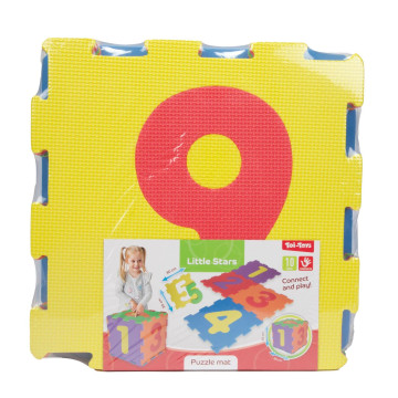Pěnové puzzle čísla 10ks ve fólii
