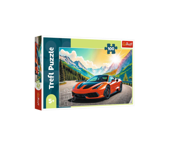 Puzzle Závod s časem 100 dílků 41x27,5cm v krabici