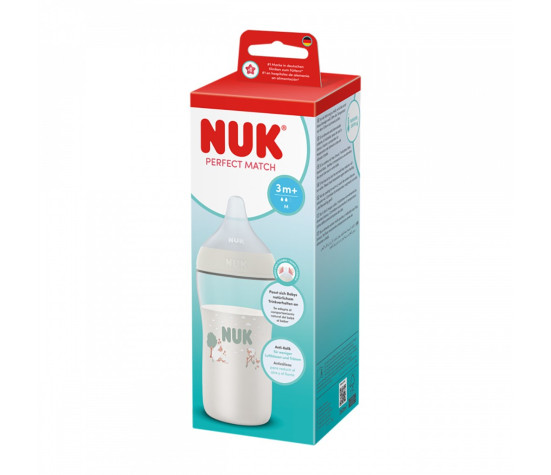 Kojenecká láhev NUK Perfect Match s kontrolou teploty Sheep 260 ml, Béžová