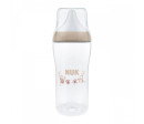 Kojenecká láhev NUK Perfect Match s kontrolou teploty XL Monkey 360 ml, Béžová