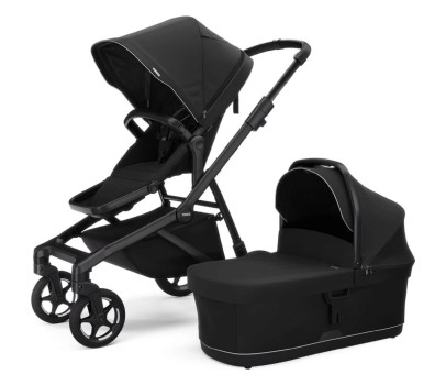 THULE SLEEK BLACK ON BLACK S KORBIČKOU