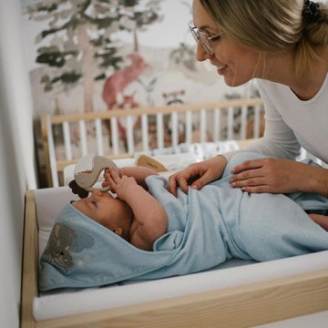 Chrastítko Baby Ono PARROT béžové,