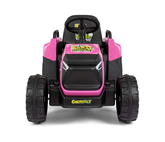 Elektrický traktor Milly Mally Rolly pink, Růžová