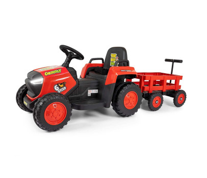 Elektrický traktor Milly Mally Rolly red, Červená