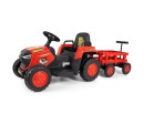 Elektrický traktor Milly Mally Rolly red, Červená