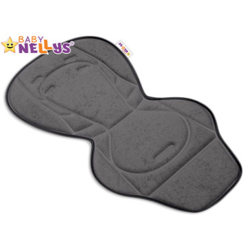 Vložka do kočárku Baby Nellys ® - grafit/šedá