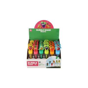 Bublifuk ovoce 15cm 6 druhů 24ks v boxu