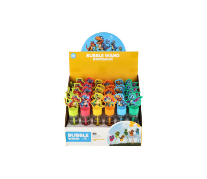 Bublifuk dinosaurus 15cm 6 druhů 24ks v boxu