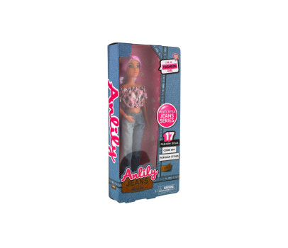 Panenka Anlily kloubová Jeans 30cm v krabici