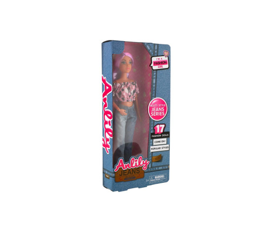 Panenka Anlily kloubová Jeans 30cm v krabici