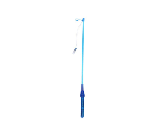 Hůlka k lampionu svítící plast 50cm na baterie s blikajícím světlem v sáčku karneval