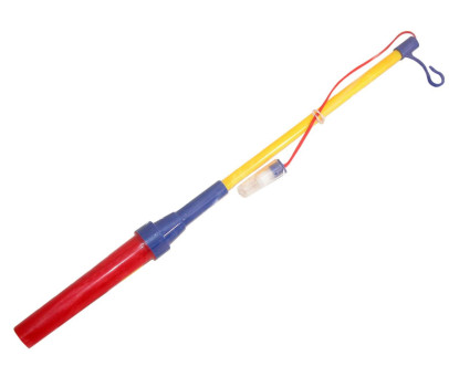 Hůlka k lampionu svítící 40cm na baterie v sáčku karneval