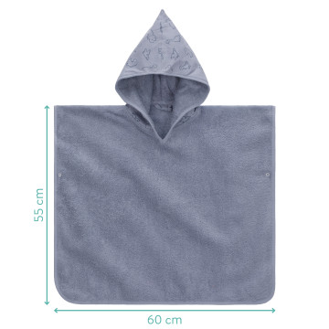 Fillikid dětské pončo dino blue