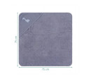 Fillikid Osuška s kapucí rex blue 75x75 cm Fillikid Osuška s kapucí rex blue 75x75 cm