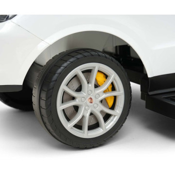 Dětské odrážedlo s vodící tyčí Milly Mally Porsche Cayenne white, Bílá