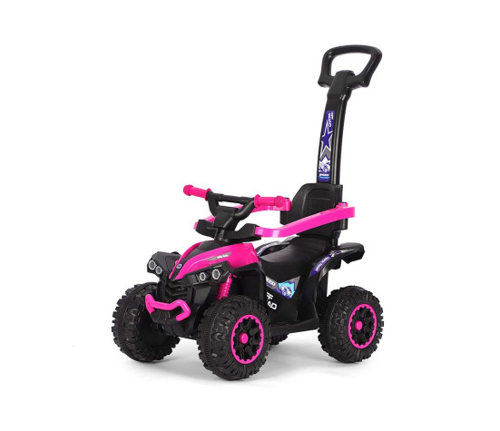 Dětské odrážedlo s vodící tyčí Milly Mally Wild 3v1 pink, Růžová