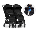 Connect Mini 2x kočárek s madlem Black