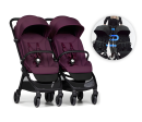 Connect Mini 2x kočárek s madlem Italian Plum