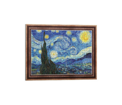 Puzzle deskové ArtFrame: Hvězdná noc - Vincent van Gogh 40x55,5cm 500 dílků ve fólii