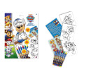 Kreativní sada Tlapková patrola/Paw patrol pracovní listy s barvami