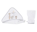 Fillikid osuška s kapucí + žínka safari white
