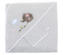 Fillikid osuška s kapucí + žínka elephant grey Fillikid osuška s kapucí + žínka elephant grey