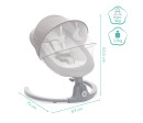 Fillikid elektrická lehačka Stella grey Fillikid elektrická lehačka Stella grey