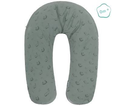 Fillikid kojící polštář whale green 190 cm