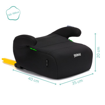 Fillikid Podsedák Isofix i-size black