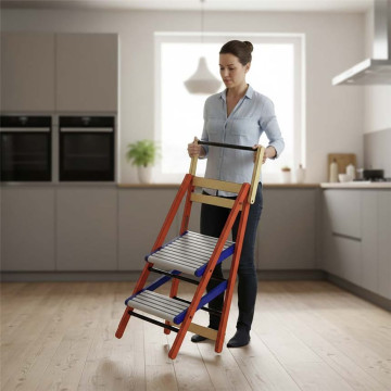 Dřevěný Kitchen Helper - dětský pomocník, Multicolor
