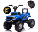 Elektrická čtyřkolka Milly Mally Ford F-150 Raptor blue, Modrá