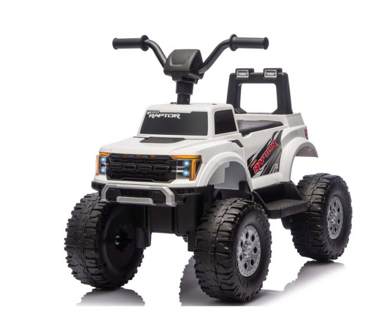 Elektrická čtyřkolka Milly Mally Ford F-150 Raptor white, Bílá