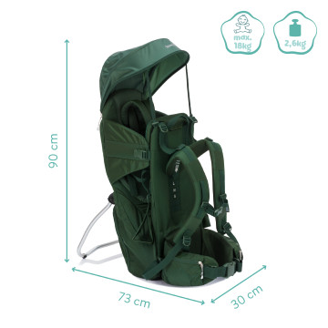 Fillikid krosna na dítě Trekking green