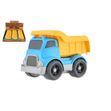 Auto stavební 10cm na volný chod 12ks v boxu