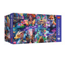 Puzzle Premium Plus: Colorful World/Barevný svět 8000 dílků 180,6x132,6cm v krabici 45x21x24cm