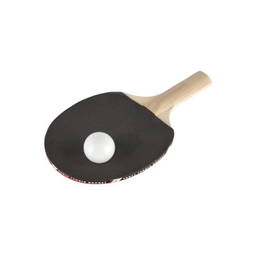 Sada stolní tenis/ping pong pálky dřevěné 2ks + míčky 3ks v blistru 19x30cm