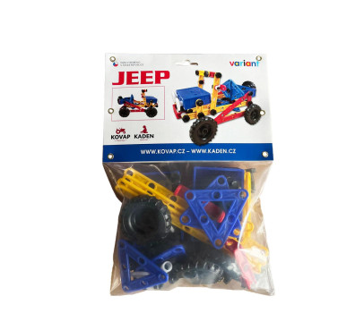 Stavebnice Variant Mini Jeep v sáčku 22x37cm